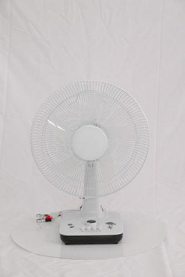 Fan de tabla recargable de 12V DC/fan de tabla accionada solar de moda