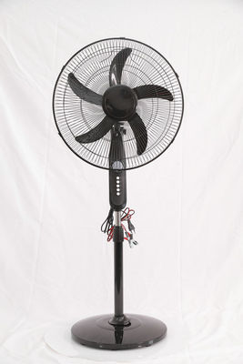 Fan ajustable del soporte de la CA DC de la altura, fan recargable solar del soporte de 16 pulgadas